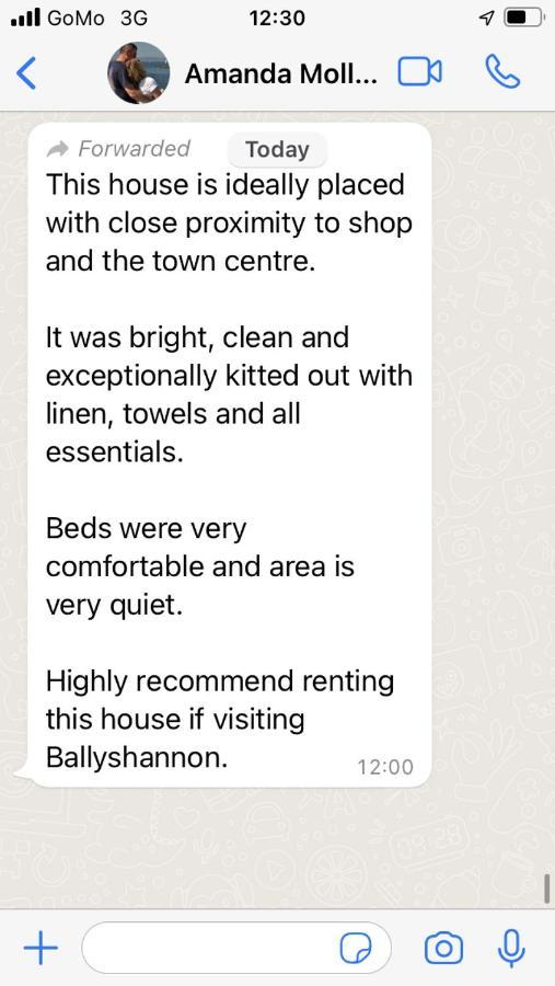 Entire 3 Bedroom House Ballyshannon Town Centre المظهر الخارجي الصورة